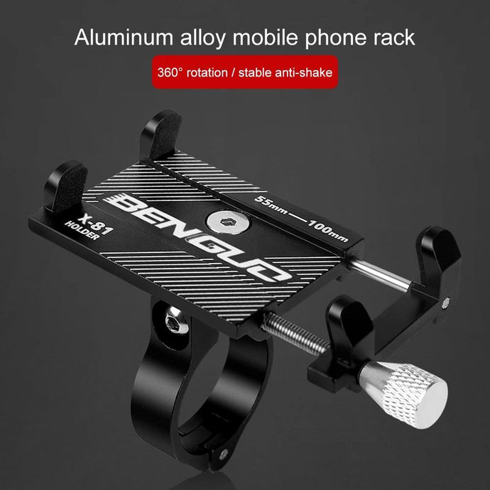 Aluminum Bicycle Phone Holder For 3.5-7 inch Smartphone - TATOOP