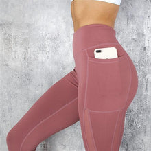 Load image into Gallery viewer, High Waist Pocket Leggings - TATOOP
