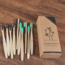 Cargar imagen en el visor de la galería, Eco Friendly Wooden Toothbrush - TATOOP
