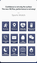 Load image into Gallery viewer, Sport Smart Watch - Heart Rate and Waterproof - TATOOP
