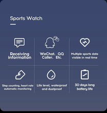 Load image into Gallery viewer, Sport Smart Watch - Heart Rate and Waterproof - TATOOP
