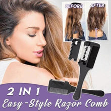 Load image into Gallery viewer, Double-Sided Hair Razor Comb Cutter - TATOOP
