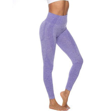 Cargar imagen en el visor de la galería, High Waist Seamless Push Up Leggings - TATOOP
