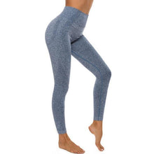 Cargar imagen en el visor de la galería, High Waist Seamless Push Up Leggings - TATOOP
