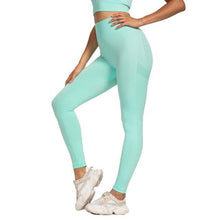 Cargar imagen en el visor de la galería, High Waist Seamless Push Up Leggings - TATOOP
