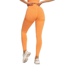 Cargar imagen en el visor de la galería, High Waist Seamless Push Up Leggings - TATOOP
