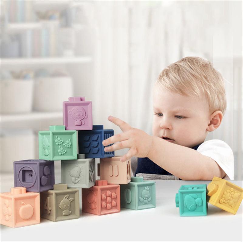 Soft Educational Baby Blocks - TATOOP