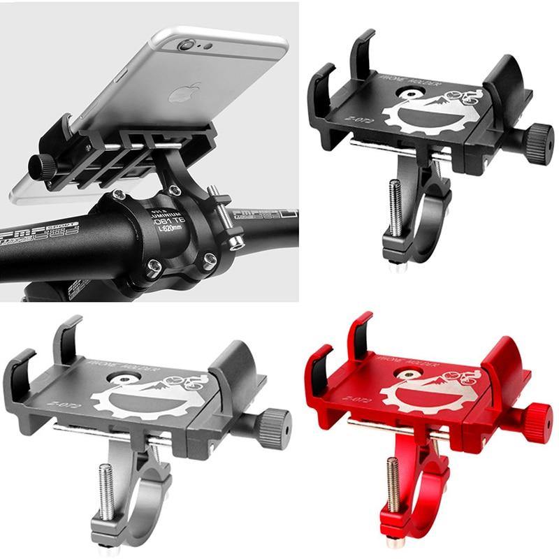 Aluminum Bicycle Phone Holder For 4.7-6.2  inch Smartphone Adjustable To Support GPS Bike, Phone Stand - TATOOP