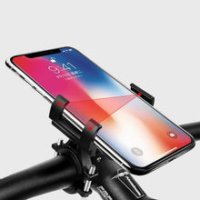 Cargar imagen en el visor de la galería, Aluminum Bicycle Phone Holder For 4.7-6.2  inch Smartphone Adjustable To Support GPS Bike, Phone Stand - TATOOP
