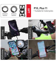 Charger l&#39;image dans la galerie, Aluminum Bicycle Phone Holder For 4.7-6.2  inch Smartphone Adjustable To Support GPS Bike, Phone Stand - TATOOP
