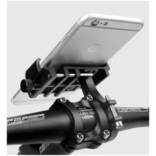 Cargar imagen en el visor de la galería, Aluminum Bicycle Phone Holder For 4.7-6.2  inch Smartphone Adjustable To Support GPS Bike, Phone Stand - TATOOP
